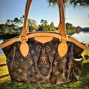 Louis Vuitton Shoulder Bag Tivoli PM Brown Monogram